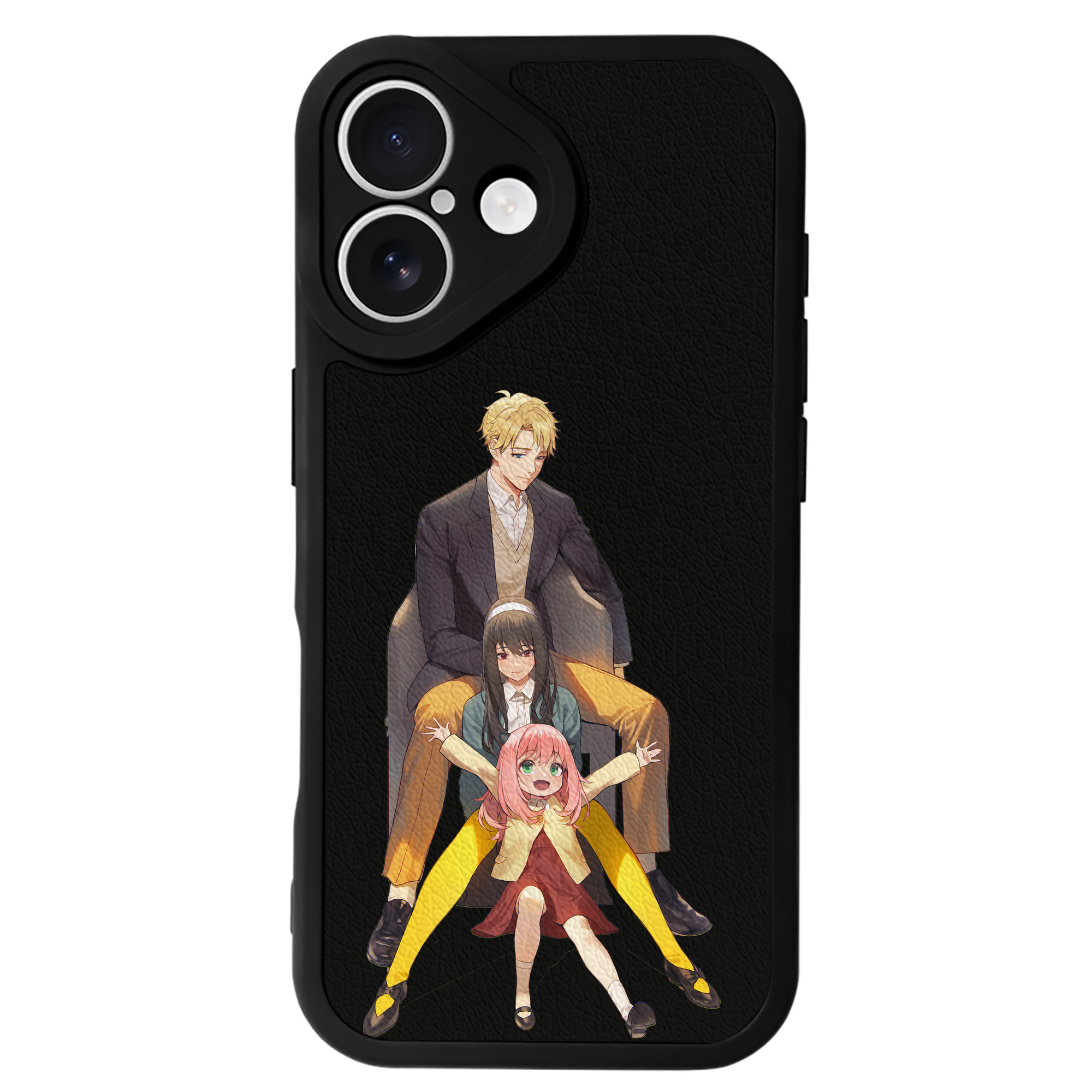 （画像用） SPY×FAMILY间谍家家酒 【iPhone 16シリーズ対応】シリコンスマホケース（レザー調） 材質：シリコン
